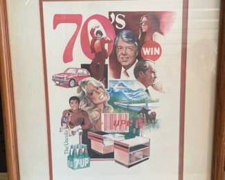 70's Promotional Collage Print