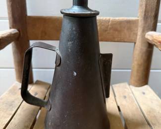 Antique railroad torch lamp