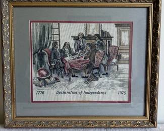Declaration of Independence Needlepoint