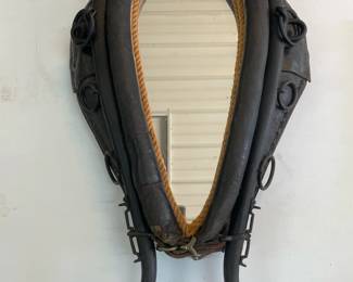 Leather Horse Collar Mirror
