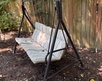 Swing with frame