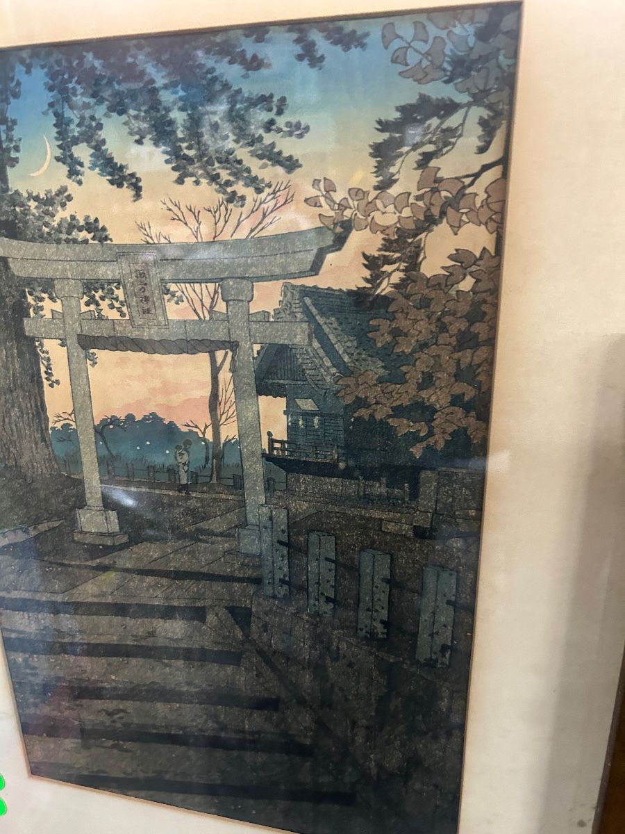 Shiro Kasamatsu  famous woodblock 