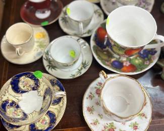 Collection of cups and saucers