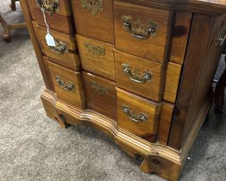 Shell motif small chest--c.1950