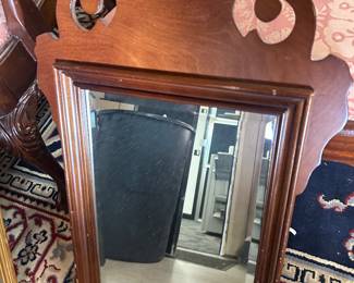 Small Chippendale style mirror