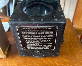Naval compas, like one in WWII museum