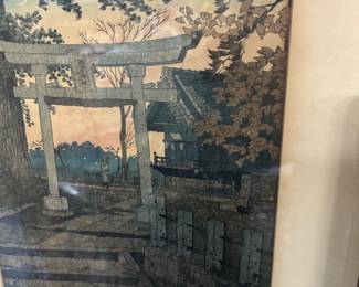 Shiro Kasamatsu famous woodblock