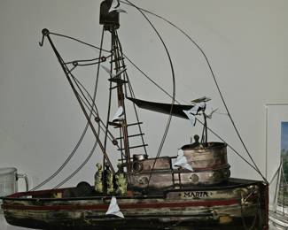 Curtis Jere "Maria" Metal 1970's Boat