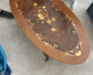 Beautiful Italian Inlaid Coffee Table