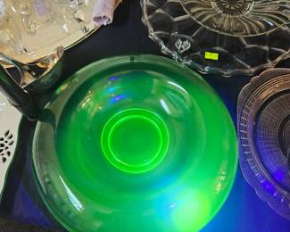 Uranium Glass Bowl