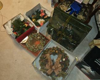 LOTS of Holiday Wreathes