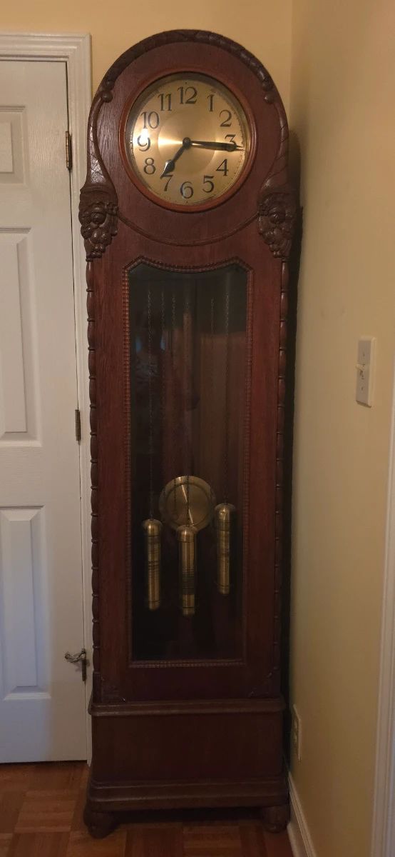 Antique grandfather clock