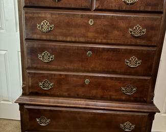 Chest - part of bedroom set. Includes dresser, bedside chest and queen size bed.