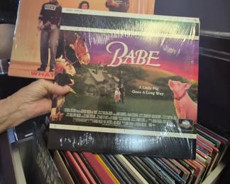 Great collection of laserdisc movies! We also have the laserdisc player.