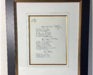 Framed Limited Edition Serigraph Print - John Lennon "Clean-Up Time" - July 20, 1980