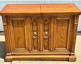 Drexel Heritage Slide Top Server Buffet on Wheels