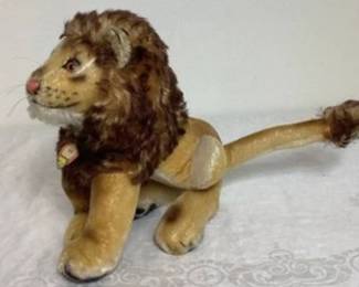 Vintage - Steiff "Leo" Lion Mohair Plush Toy - Includes Original Chest Tag in Amazing Condition