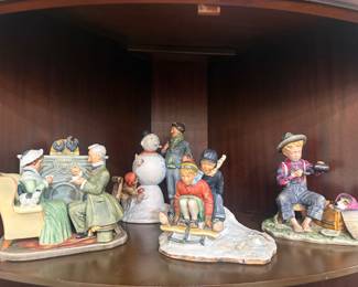 Gorham Norman Rockwell Figurines