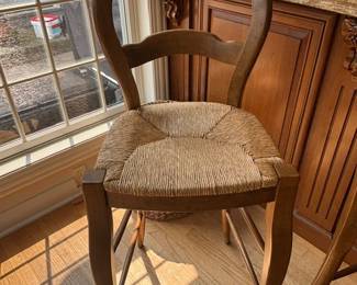 Bar Chair w/Woven Seats