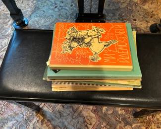 Various Sheet Music Books