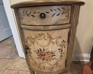 Painted Curved Cabinet