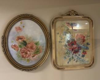 Antique Framed Floral