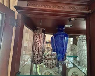 Bohemian Glass, Blue Glass