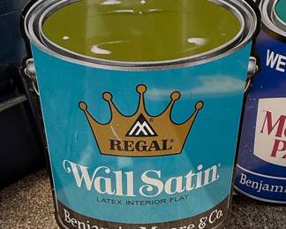 Benjamin Moore Regal Wall Satin Paint Can Advertising Sign