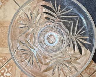 Waterford Crystal Glendale Pattern Cut Glass Vase