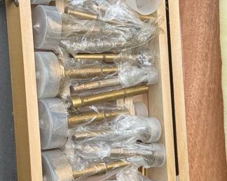 Forstner Bit Set with Wooden Case