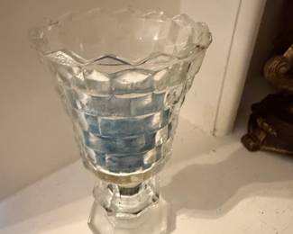 Fostoria American Pattern Clear Glass Vase