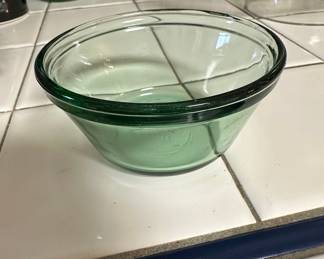 Anchor Hocking Green Glass Custard Cups (Set of 4)