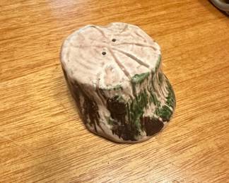 Vintage Tree Stump Salt and Pepper Shaker Set