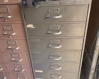 Art Metal Construction Co. 10-Drawer Steel Cabinet