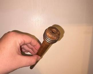 Vintage Wooden Textile Bobbin Spool