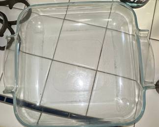 Anchor Hocking 8" Square Clear Glass Baking Dish