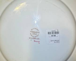 Wedgwood Wildbriar Brown Pink Dinner Plate