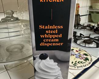 EurKitchen Stainless Steel Whipped Cream Dispenser