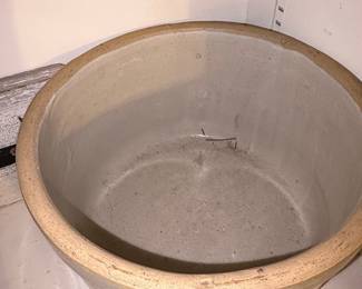 Vintage Salt-Glazed Stoneware Crock