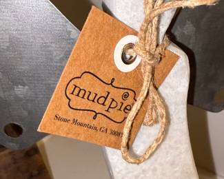Mud Pie Metal and Wood Angel Stocking Holder