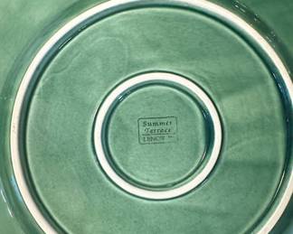 Lenox Summer Terrace Green Dinner Plate