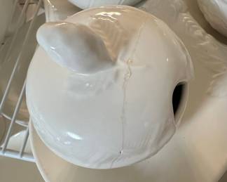 Pfaltzgraff Village White Sugar Bowl