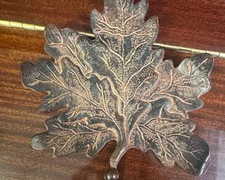 Cast Iron Oak Leaf Wall Hook