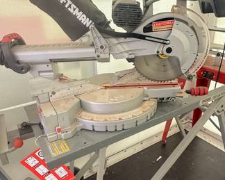 Craftsman 12-Inch Professional Sliding Compound Miter Saw with Ridgid Stand