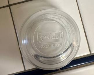 Libbey Hoops Clear Horizontal Rings Glass Finger Bowls