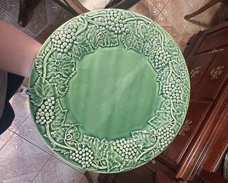 Bordallo Pinheiro Grapevine Majolica Charger