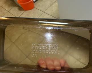 Pyrex Visions Amber Loaf Pan #213