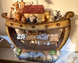 Noah's Ark Figurine with Hanging Animals by Ranger International