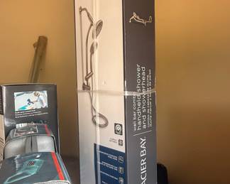 Glacier Bay Wall Bar Combo Handheld Shower and Showerhead