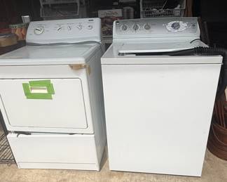 GE Top-Load Washer and Dryer Set